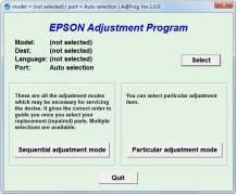 爱普生Epson L355 清零软件