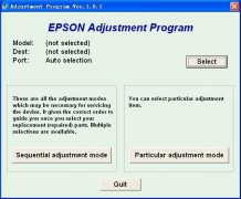 爱普生Epson ME 300 清零软件